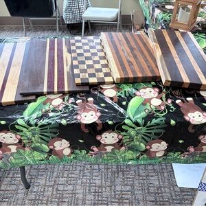 Wooden Cutting Board Set - Multicolor
